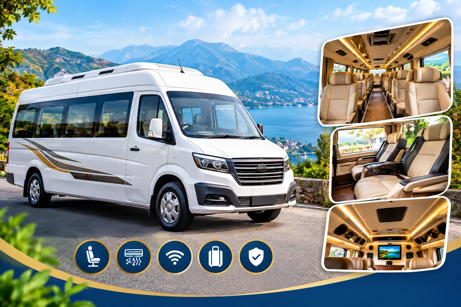 Luxury tempo traveller on rent